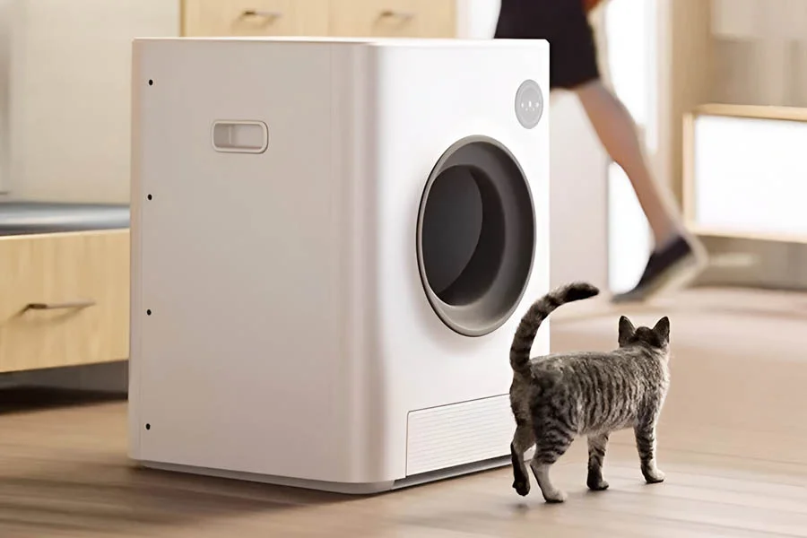 electric self cleaning litter box