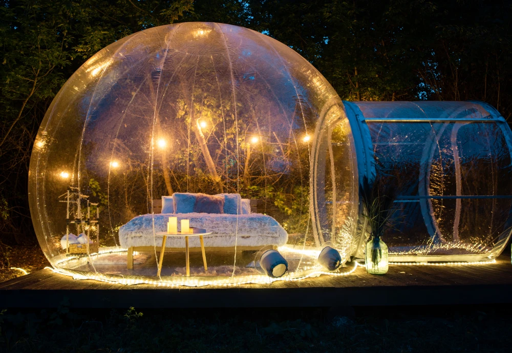 inflatable bubble tent